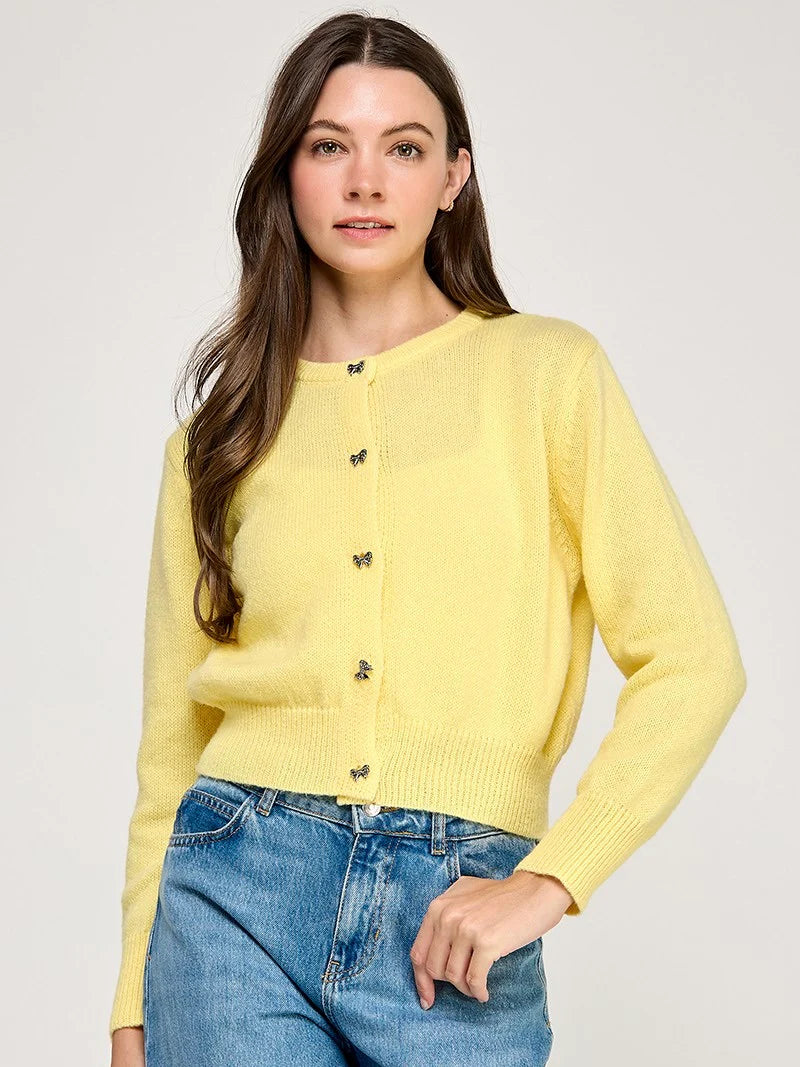It's "Bow Time" Cardigan