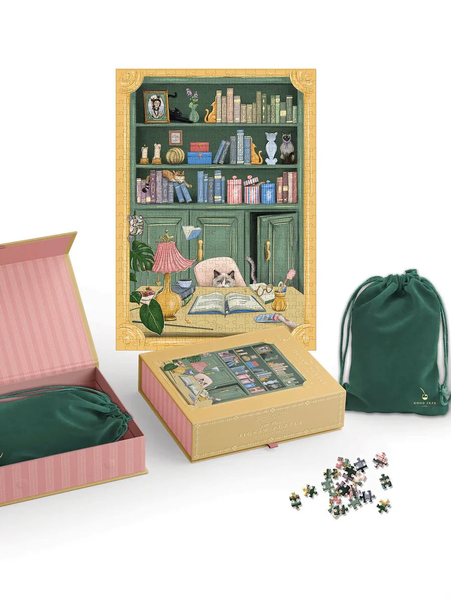 Cat Library 500pc. Puzzle