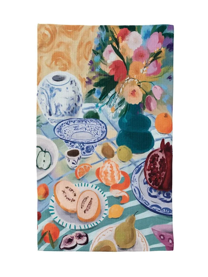 Printed Recycled Microfiber Tea Towel
