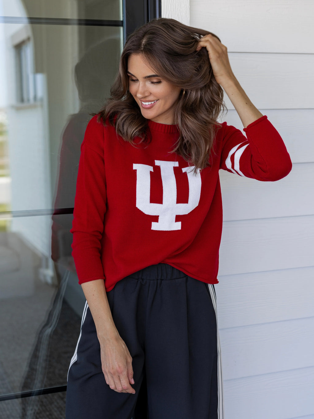 Indiana IU Hoosiers Varsity Crewneck Sweater