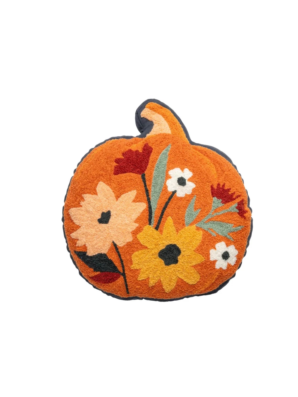 Floral Pumpkin Shape Pillow