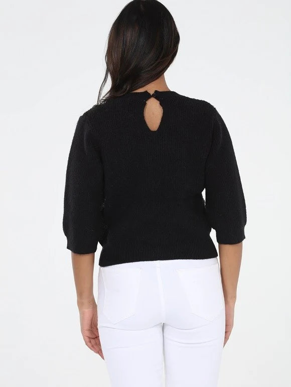 Taffy Textured Floral Sweater