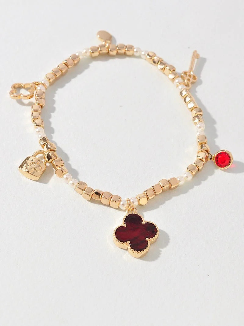 Clover Charm Bracelet