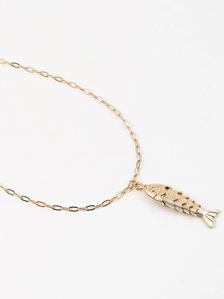 Fly Fish Necklace