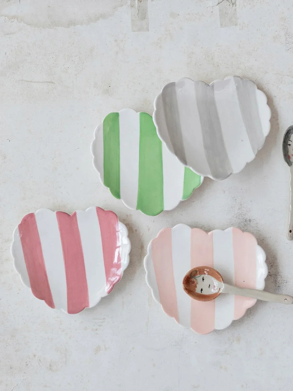 Heart Striped Dish