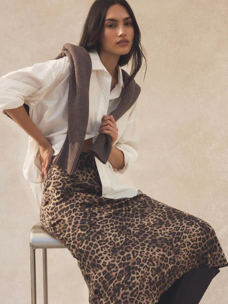 {Z Supply} Izabel Leopard Skirt