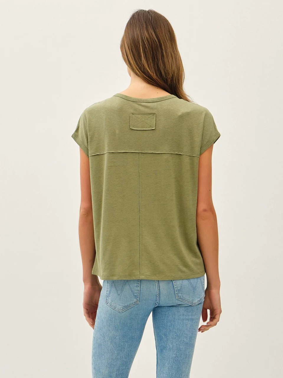 Hallie Linen Boxy Tee