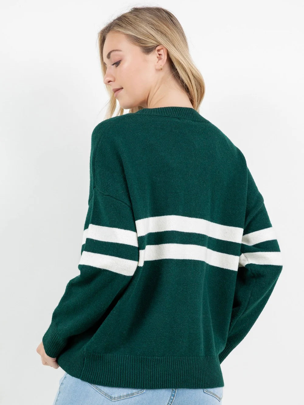 Reese Striped Crewneck Sweater