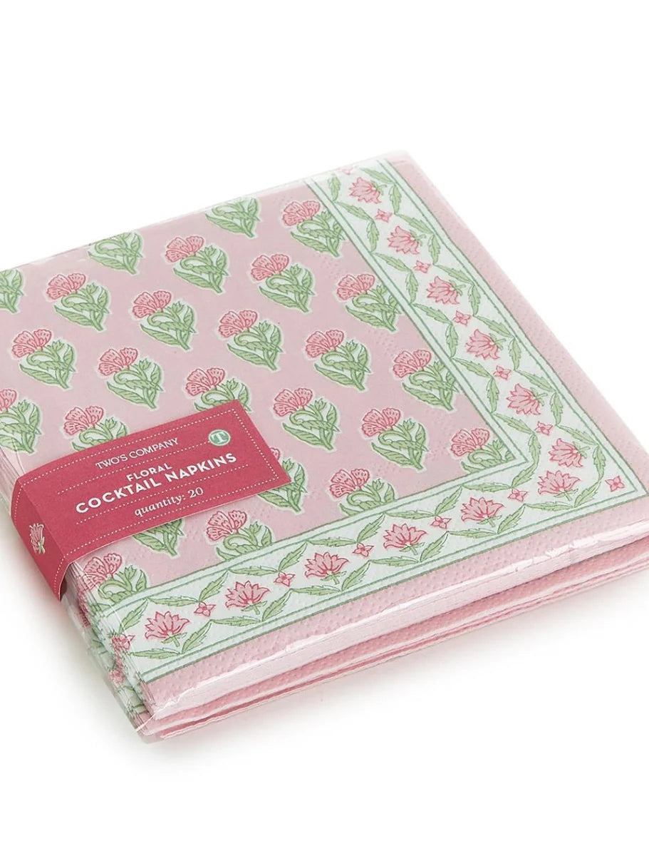 Two's Company Cocktail Napkin