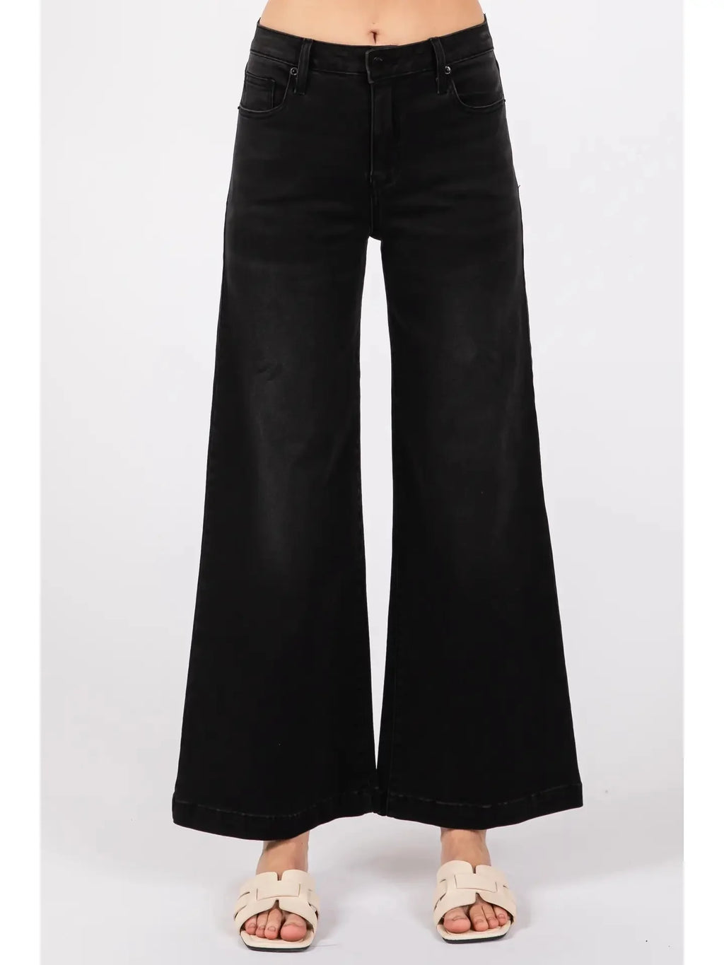 L.T.J : Sofia Wide Leg Culotte Jean