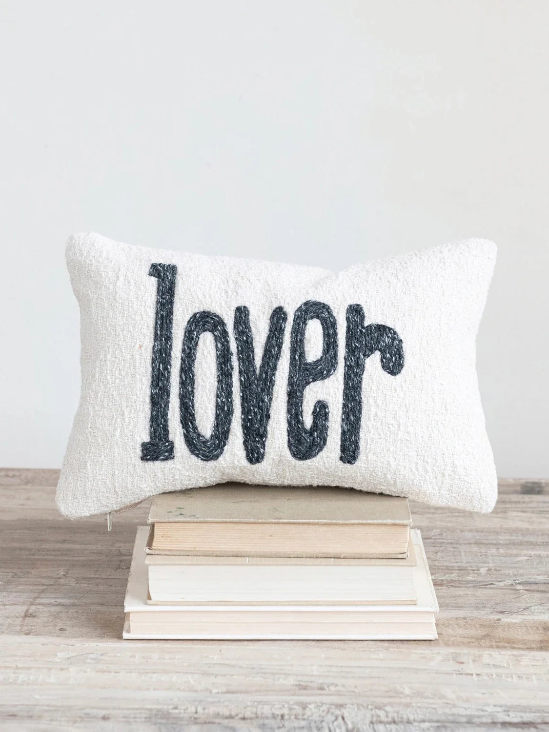 Lover Embroidered Pillow