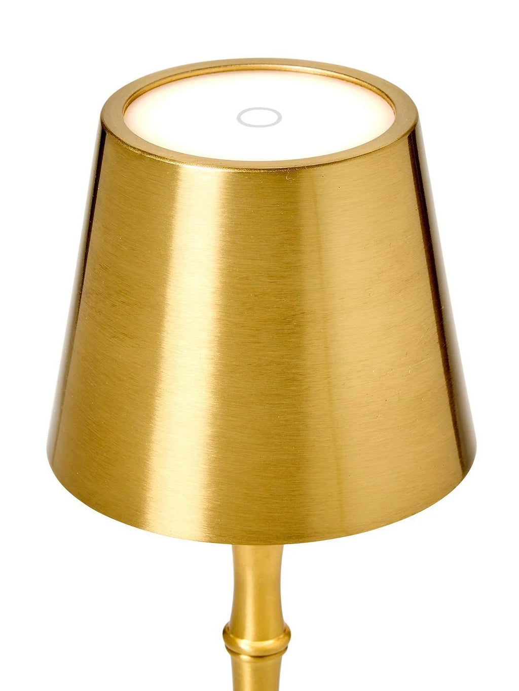 LED Cordless Gold Bamboo Table Lamp