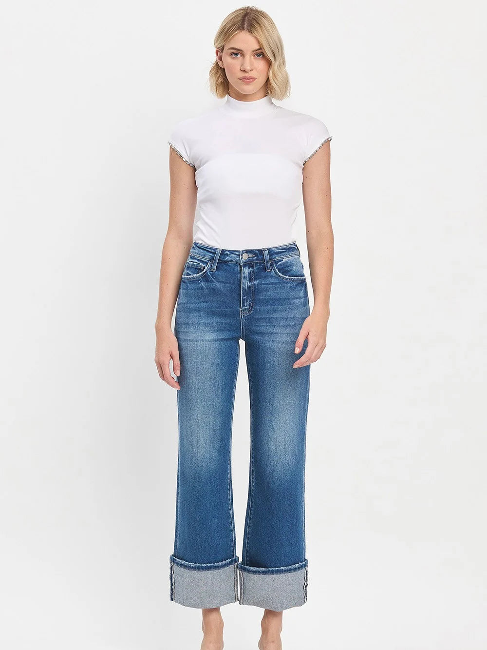 Flying Monkey : 90's Vintage Flare Cuff Jean