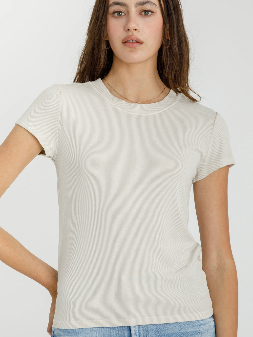 Classic Ribbed Tee