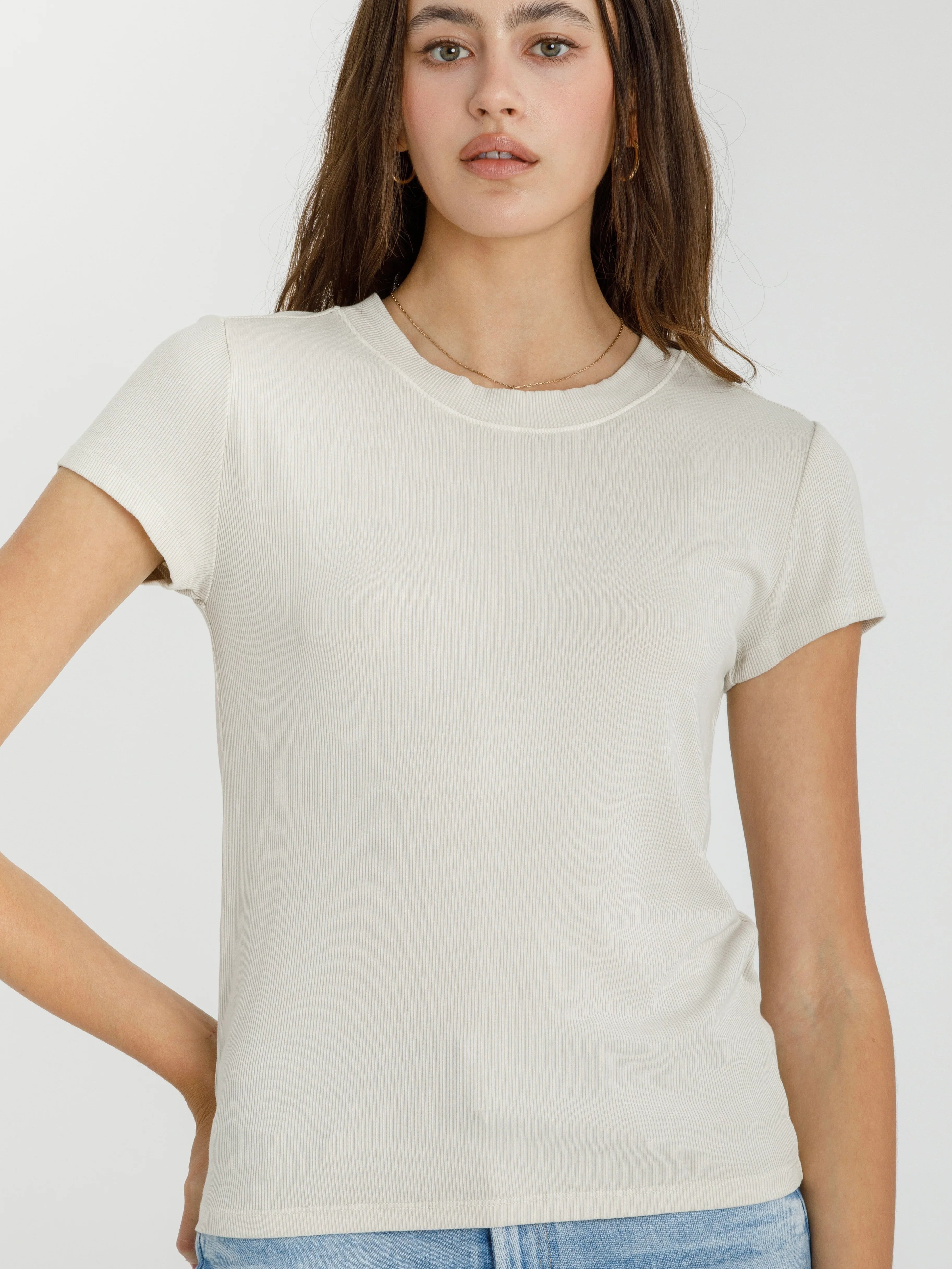 Classic Ribbed Tee