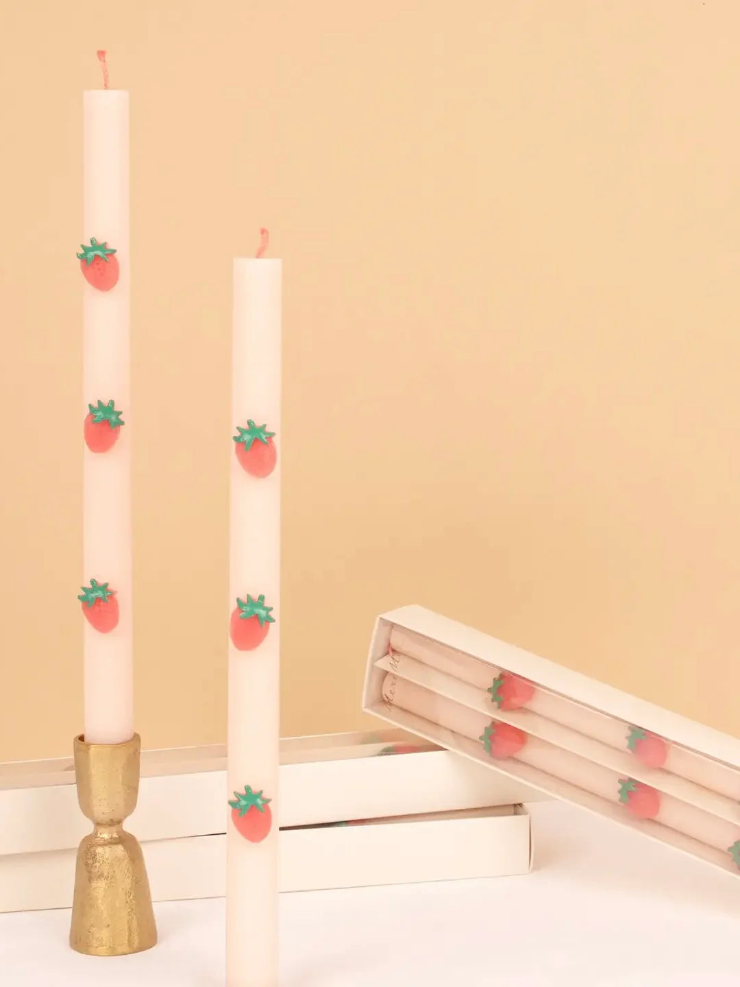 Strawberry Table Candles