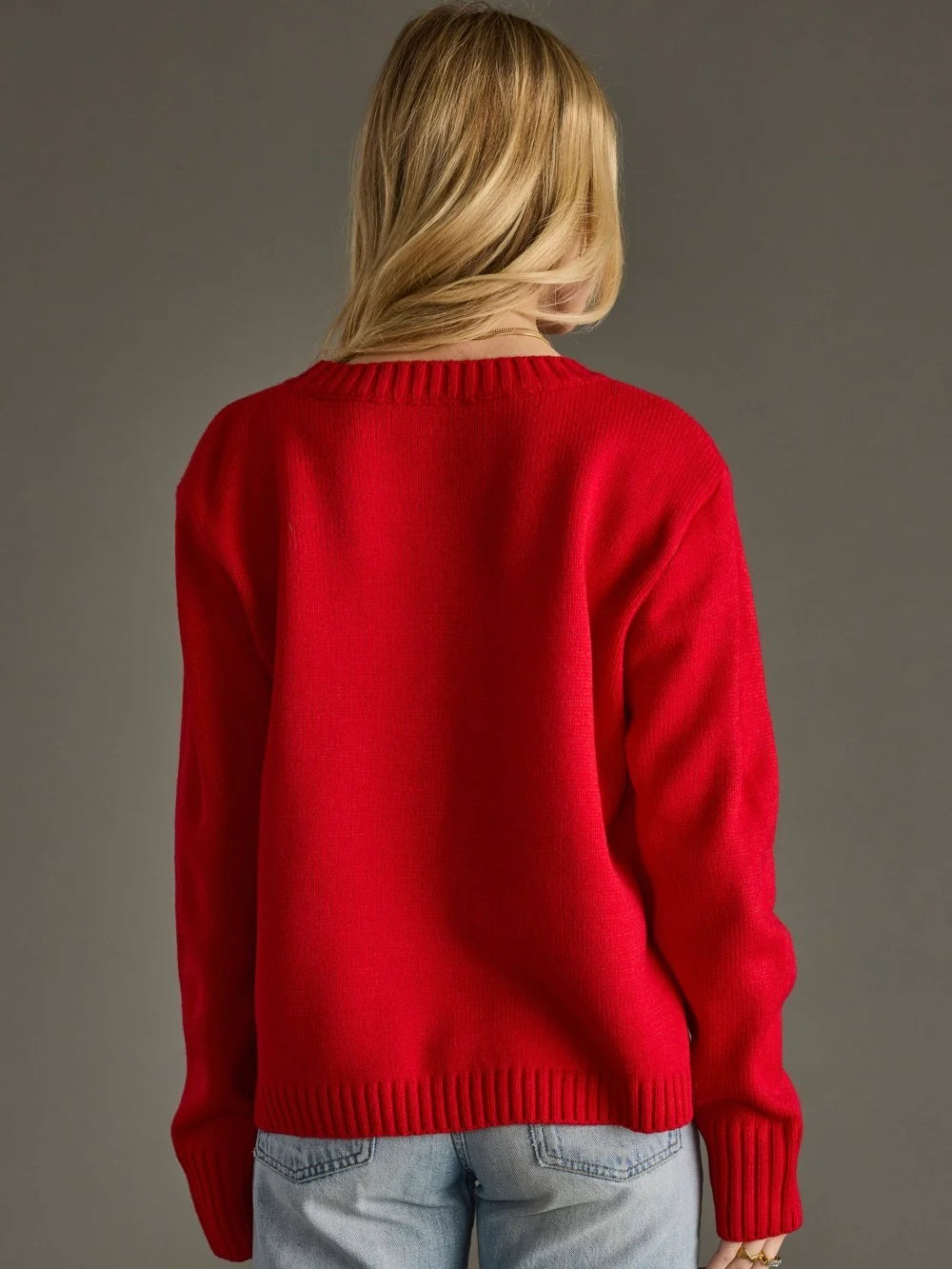 Game Day Crewneck Knit Sweater