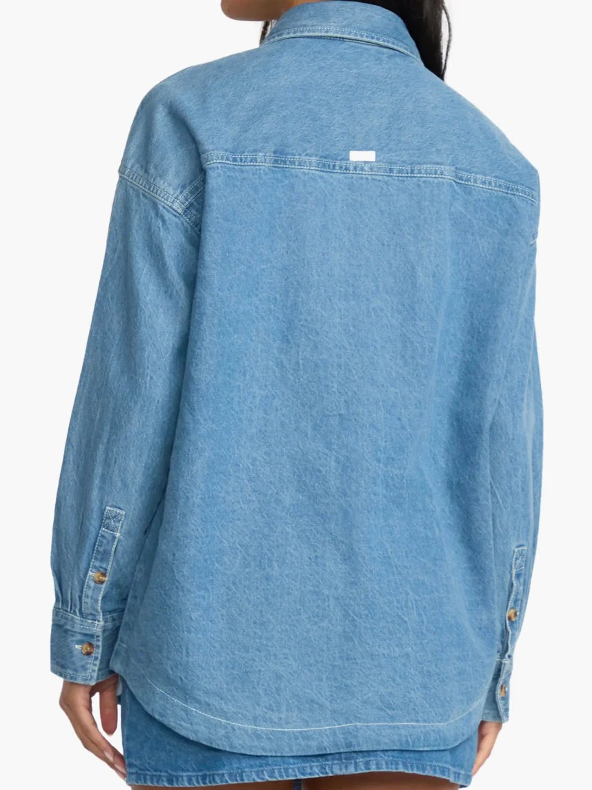 Fadeaway Denim Shacket