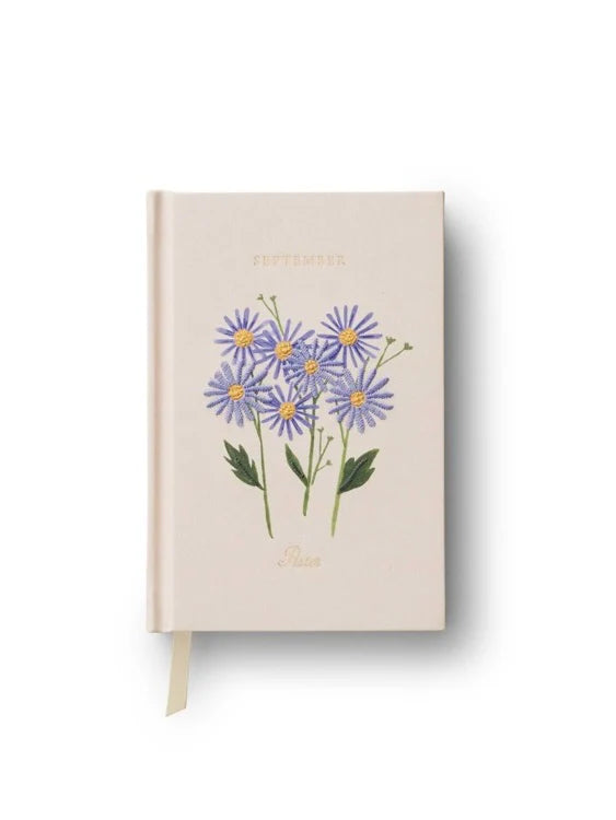 Birth Month Mini Embroidered Journal