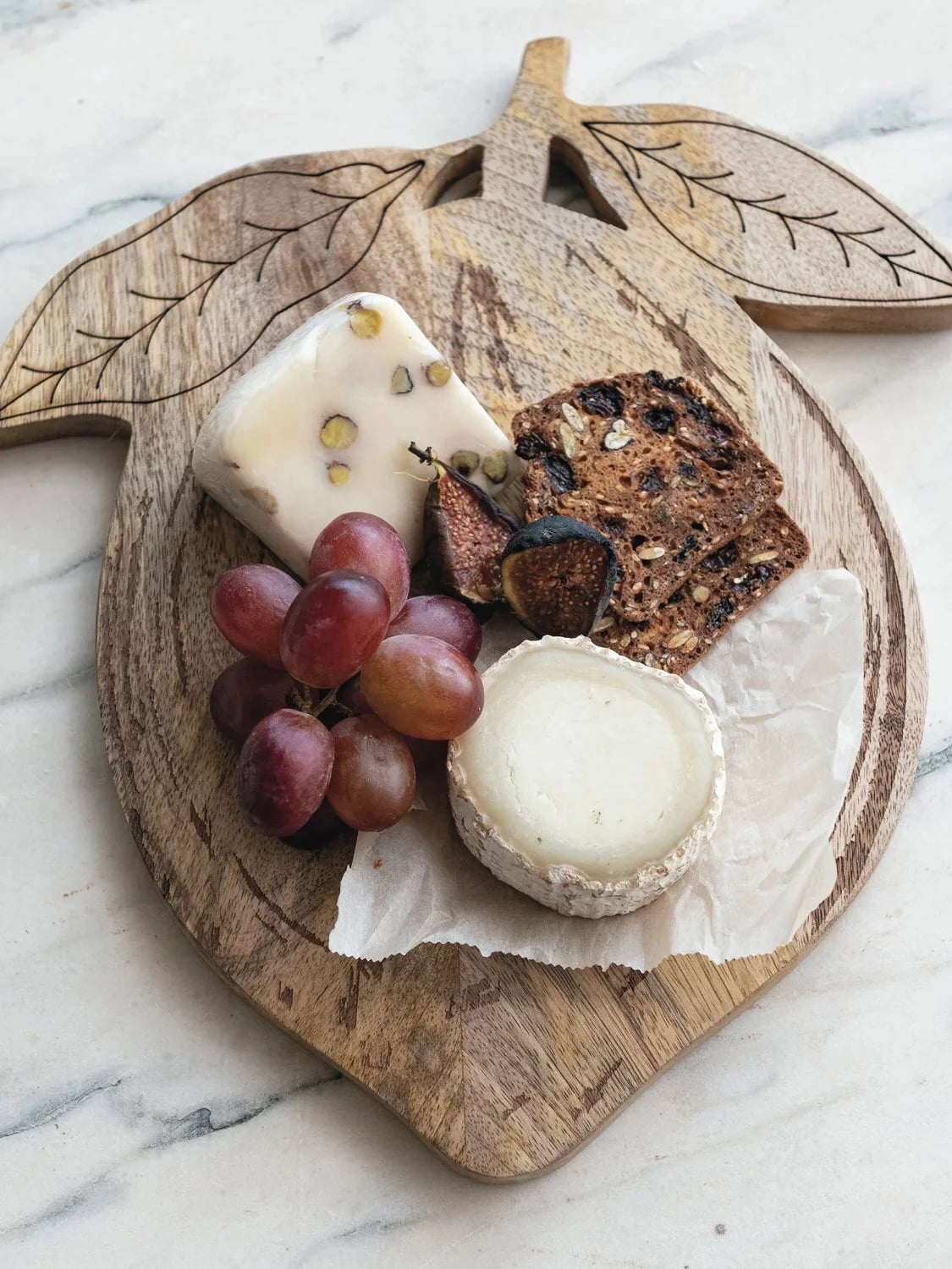 Mango Wood Lemon Shaped Board