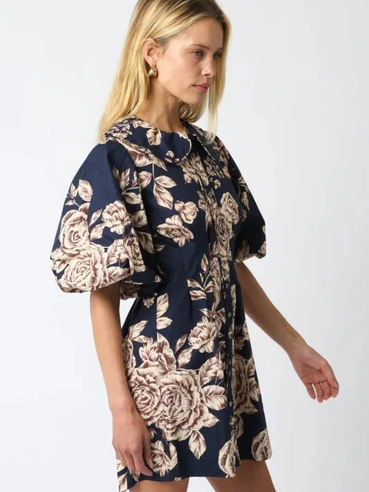 Pamila Floral Balloon Dress