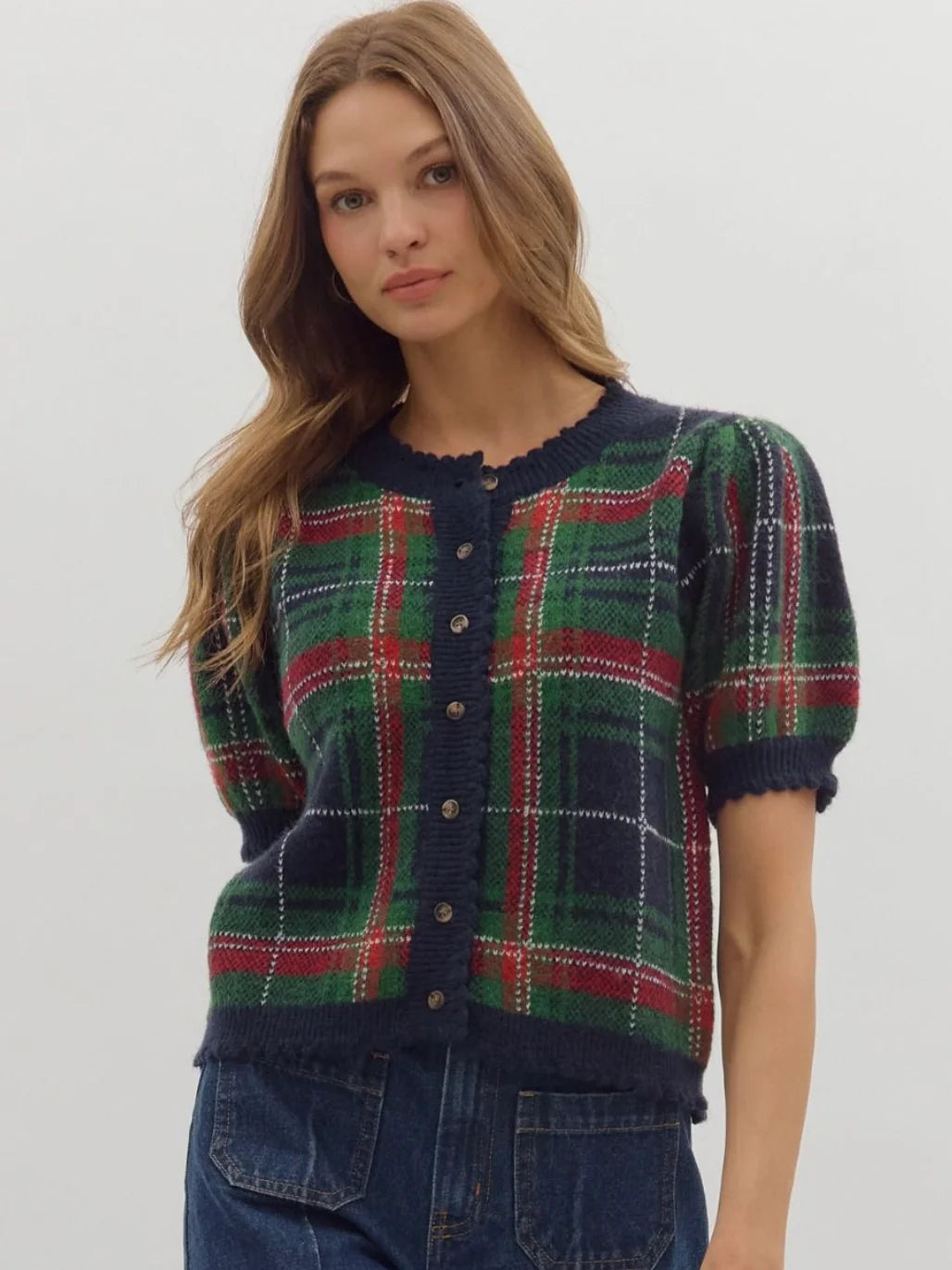 Plaid Times Cardigan