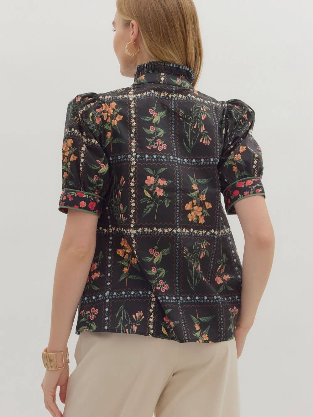 Mia Elevated Button Down Top