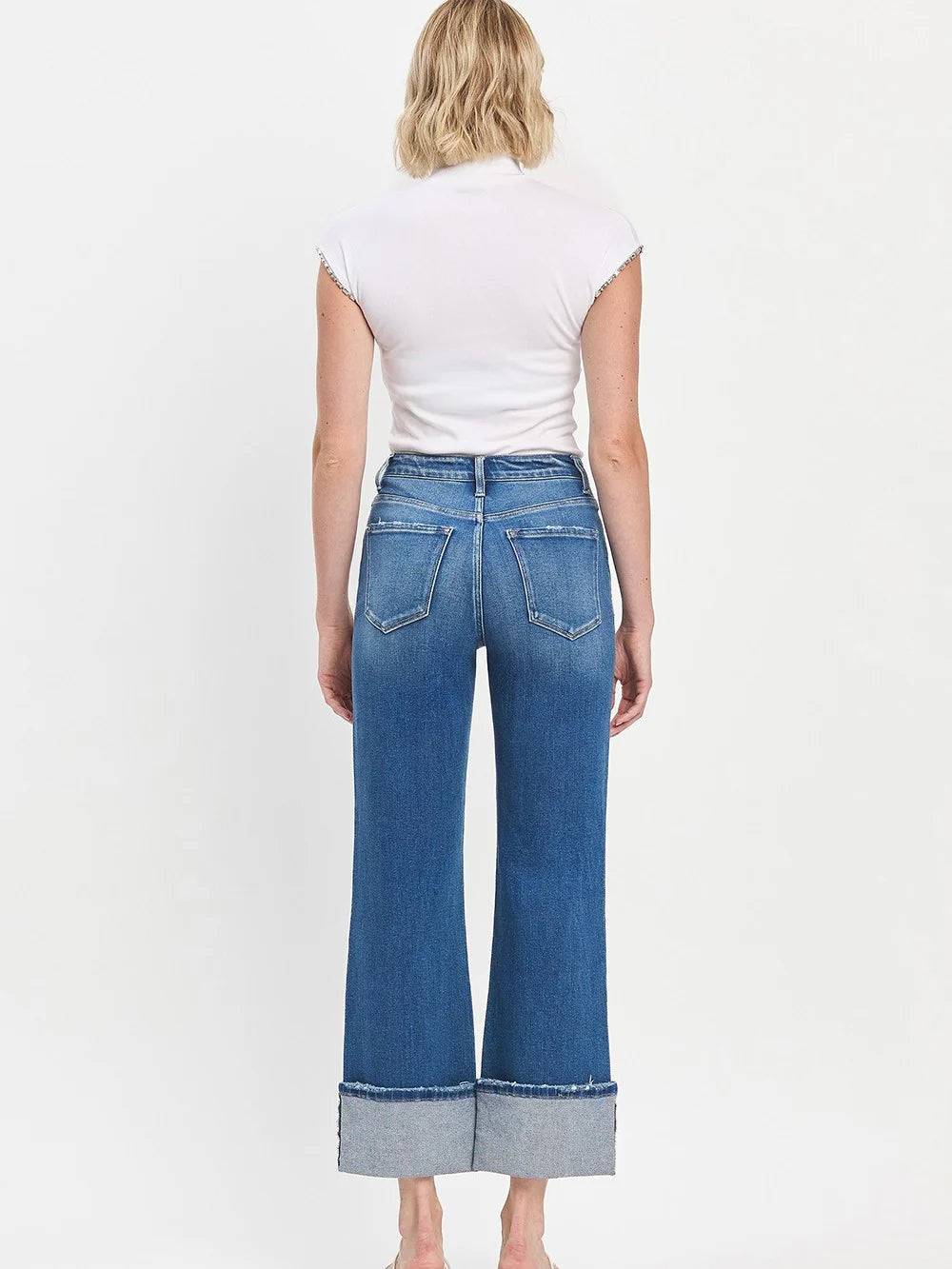 Flying Monkey : 90's Vintage Flare Cuff Jean