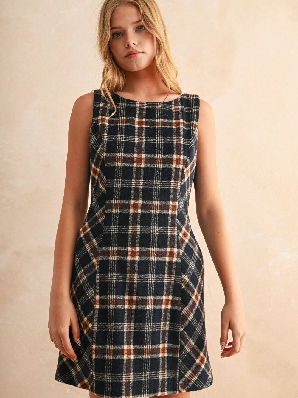 Pellegrino Plaid Dress