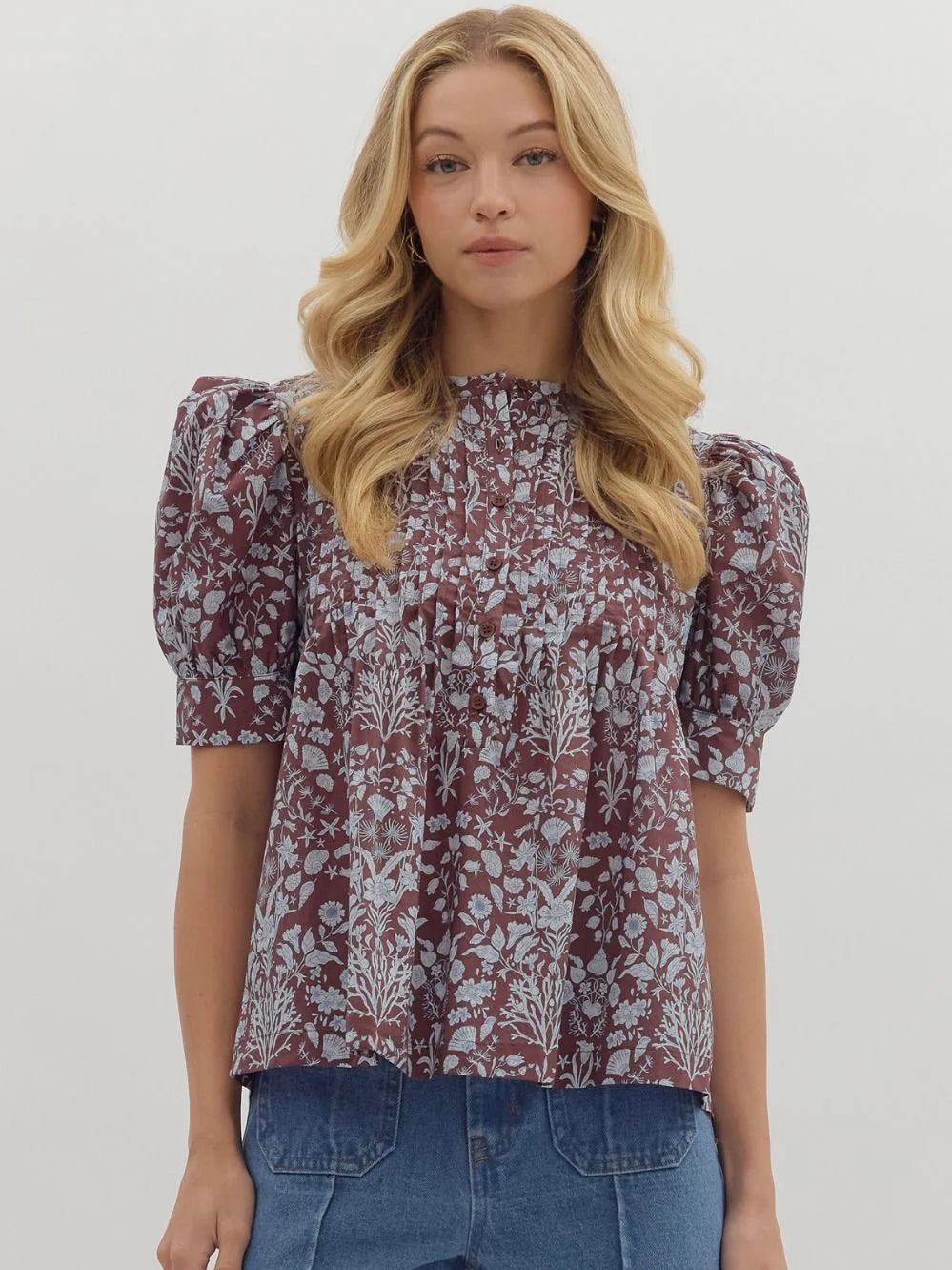 Cathie Puff Sleeve Top