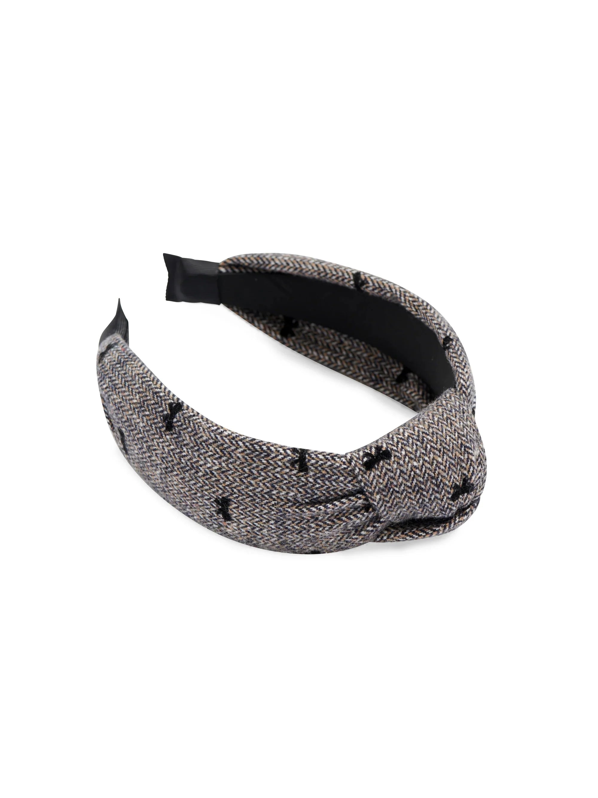 Tweed Bow Headband