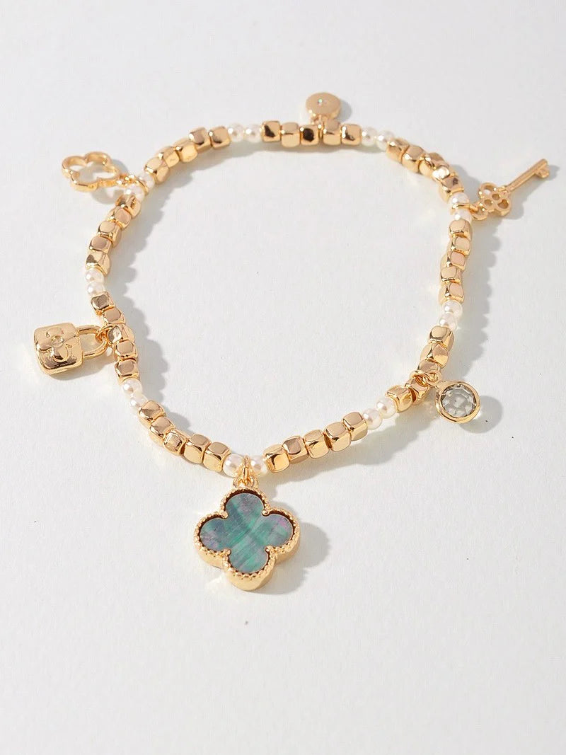 Clover Charm Bracelet