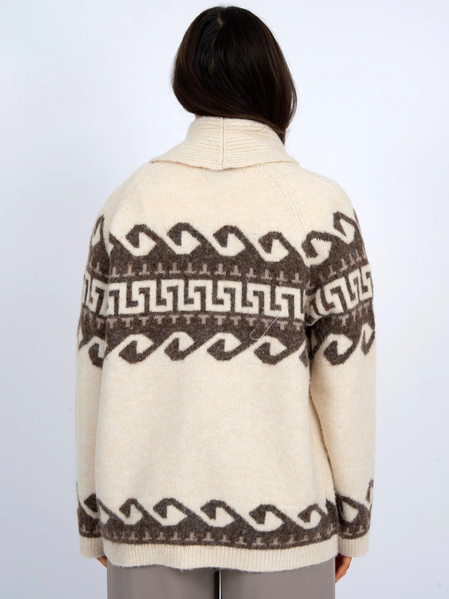 Astrid Long Sleeve Shawl Collar Cardigan