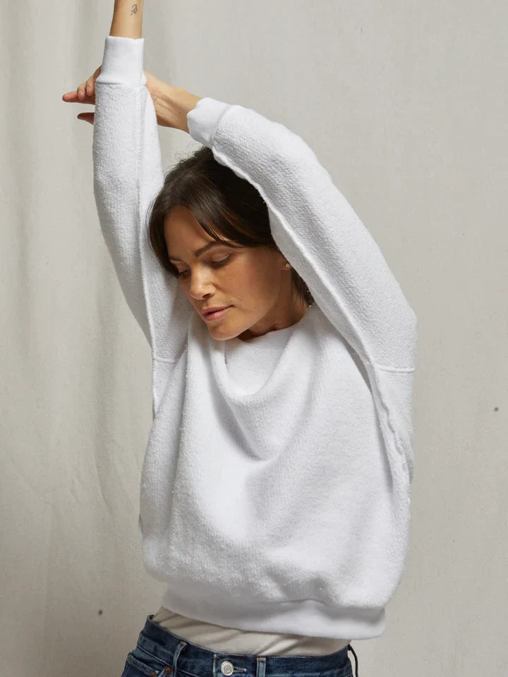 {perfectwhitetee} Ziggy Inside Out Fleece Sweatshirt
