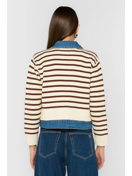 Francis Mixed Media Jacket