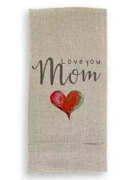 French Graffiti Linen Towel