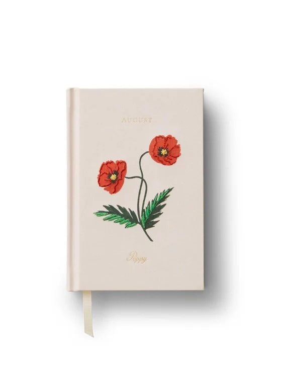 Birth Month Mini Embroidered Journal