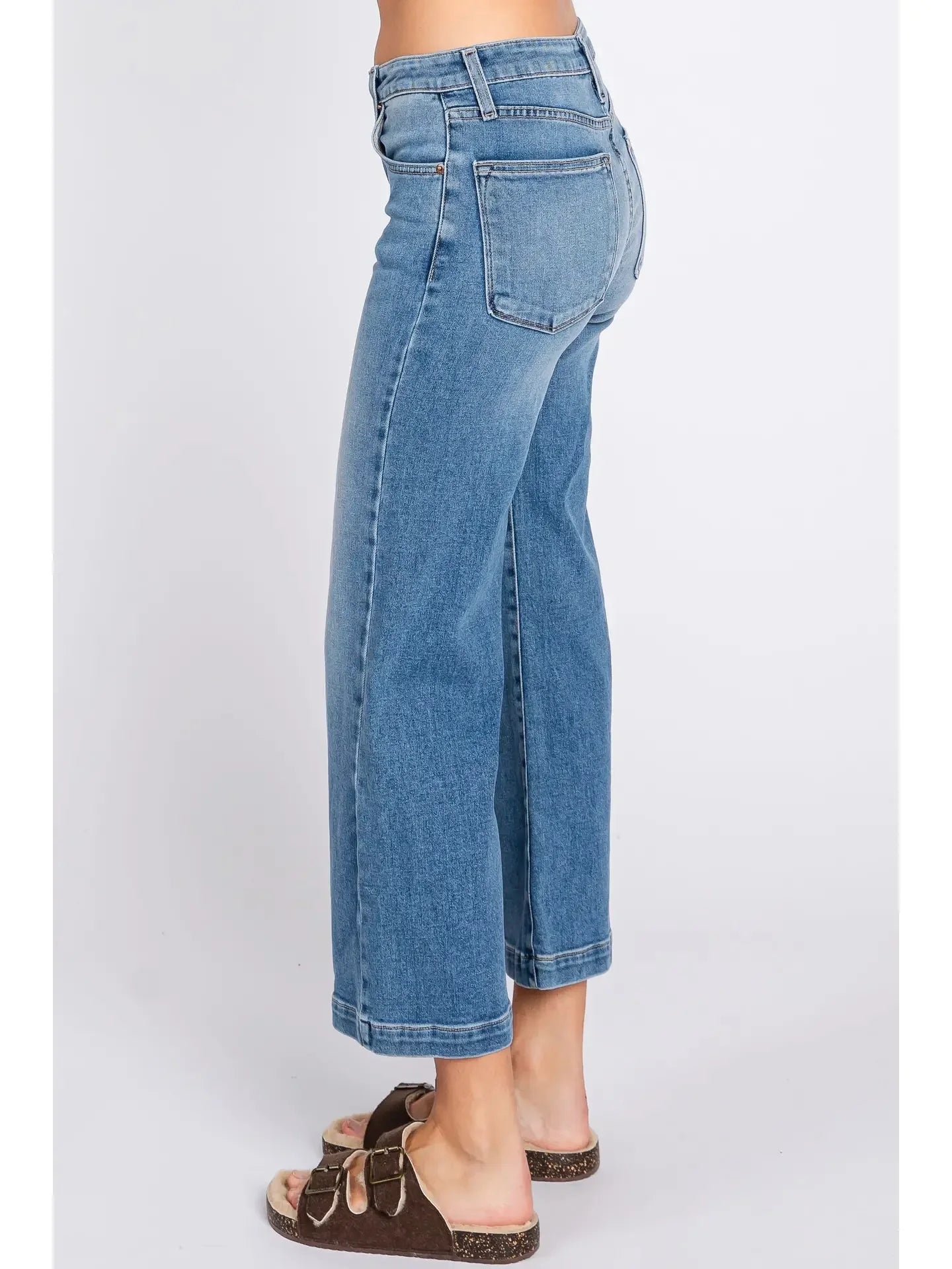 L.T.J : Sofia Wide Leg Culotte Jean