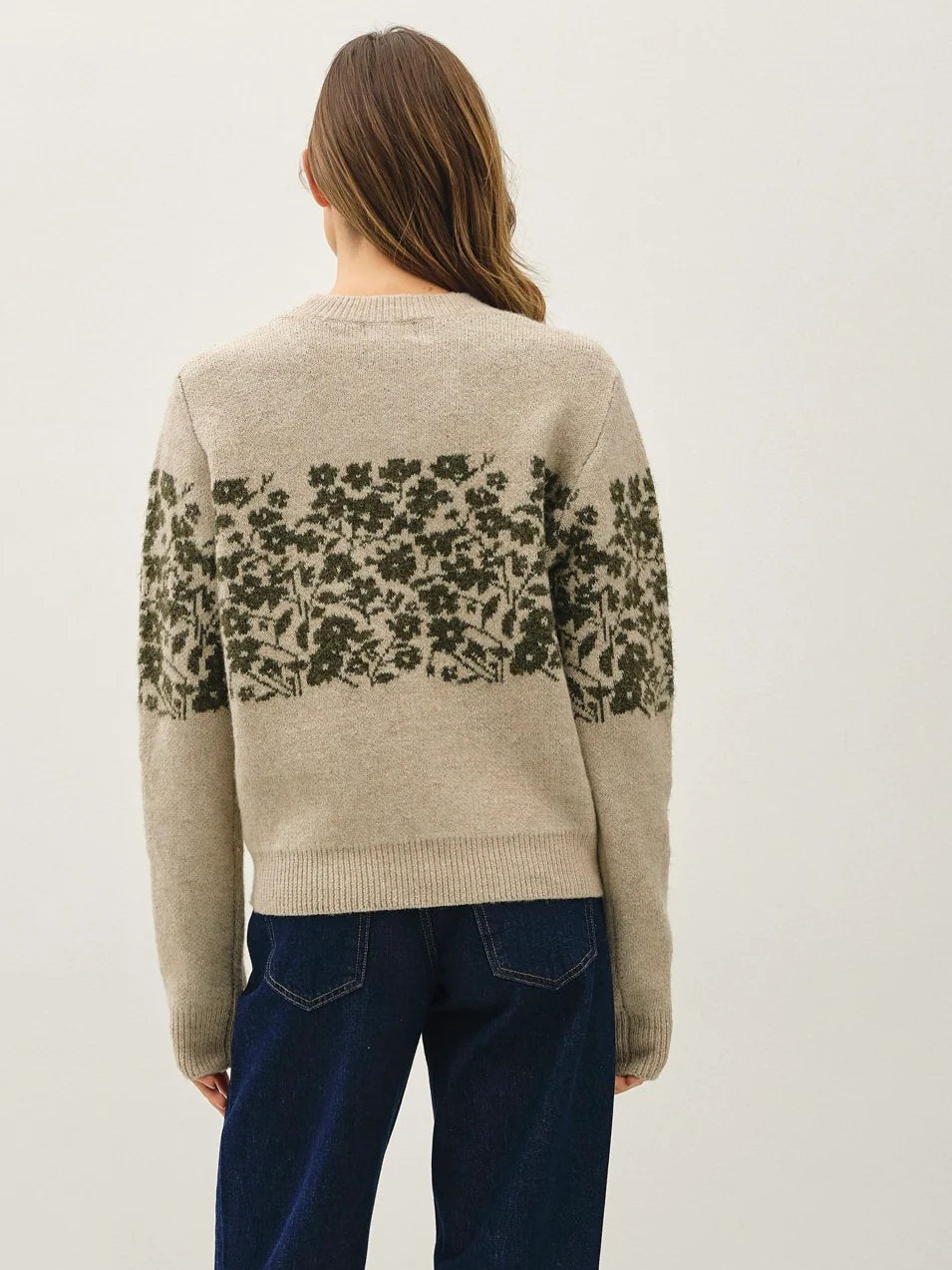 Floral Accent Sweater