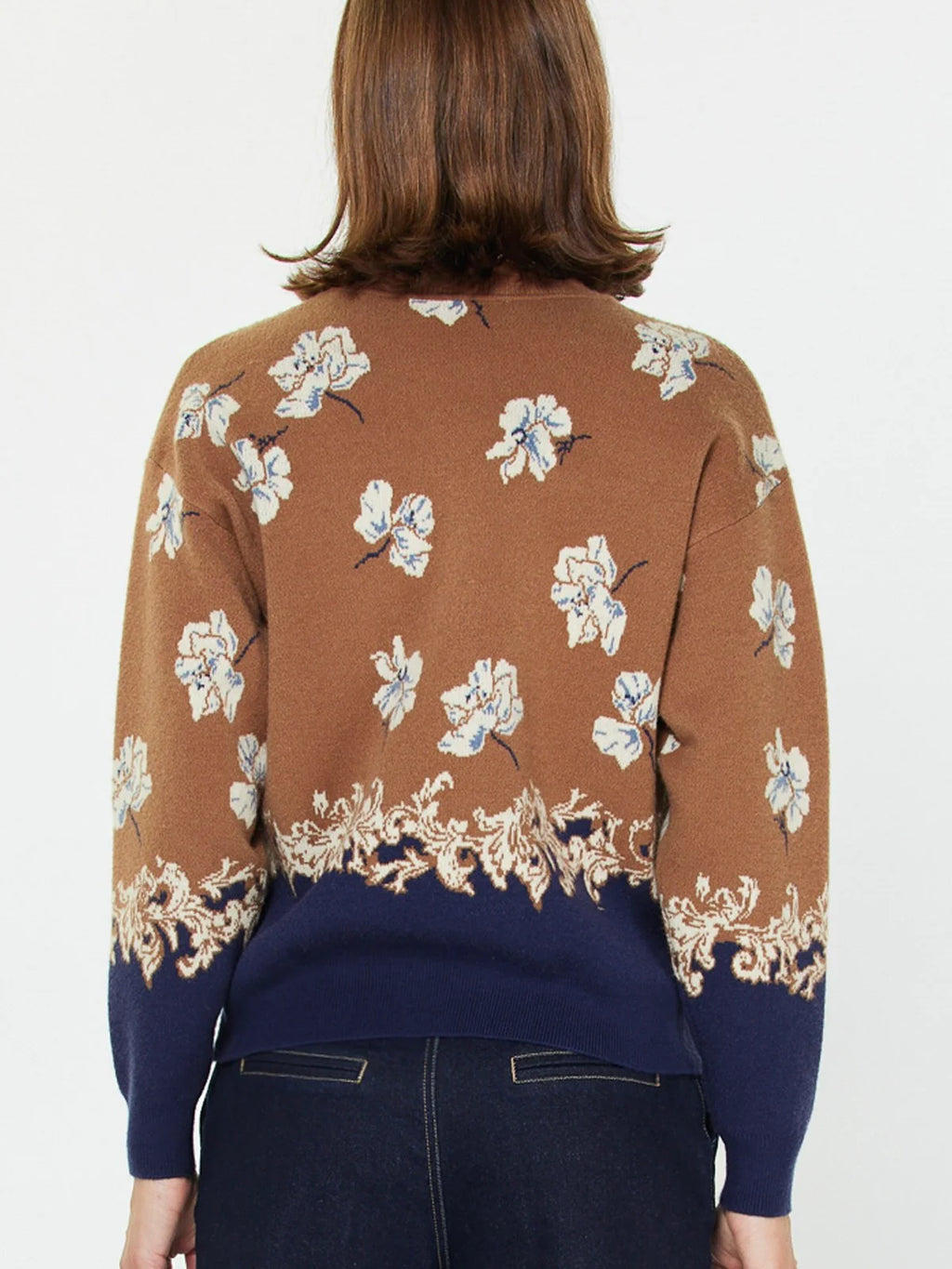 Francine Floral Pullover Sweater