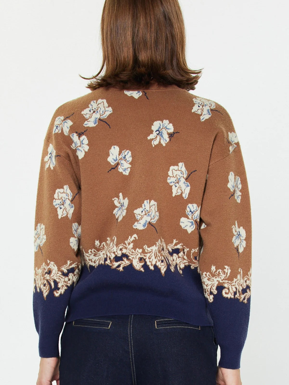 Francine Floral Pullover Sweater