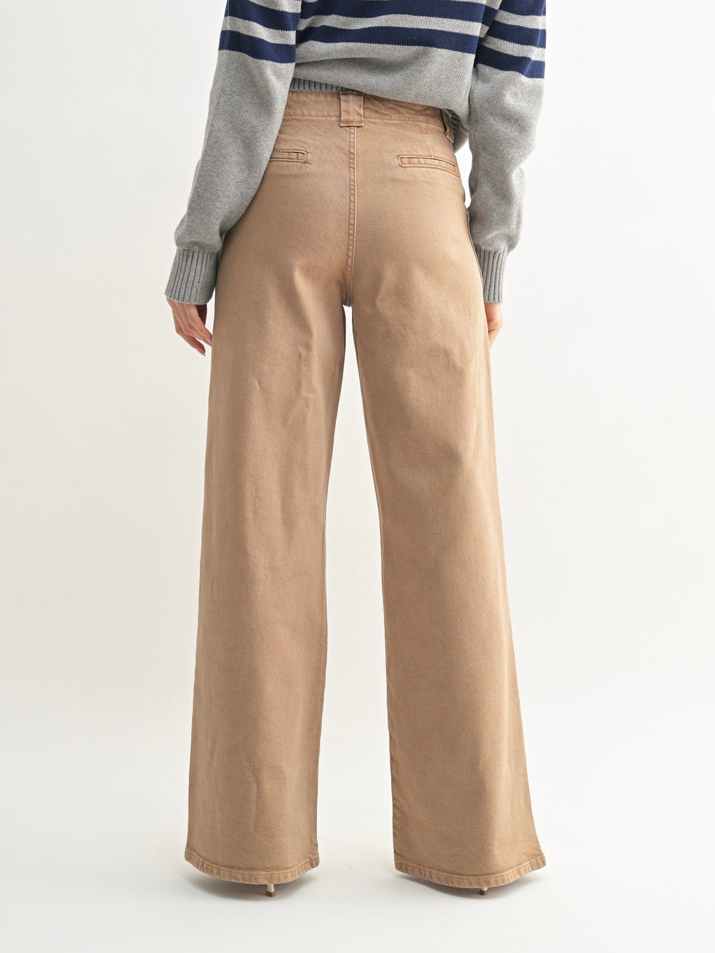 Just Black Denim : Patch Pocket Wide Leg Flare