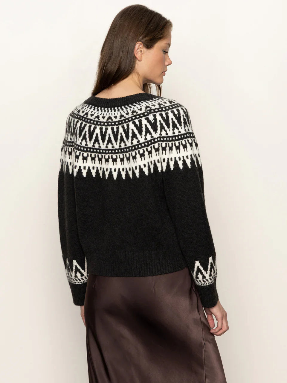 {Sanctuary} Fairisle Crewneck Cardi