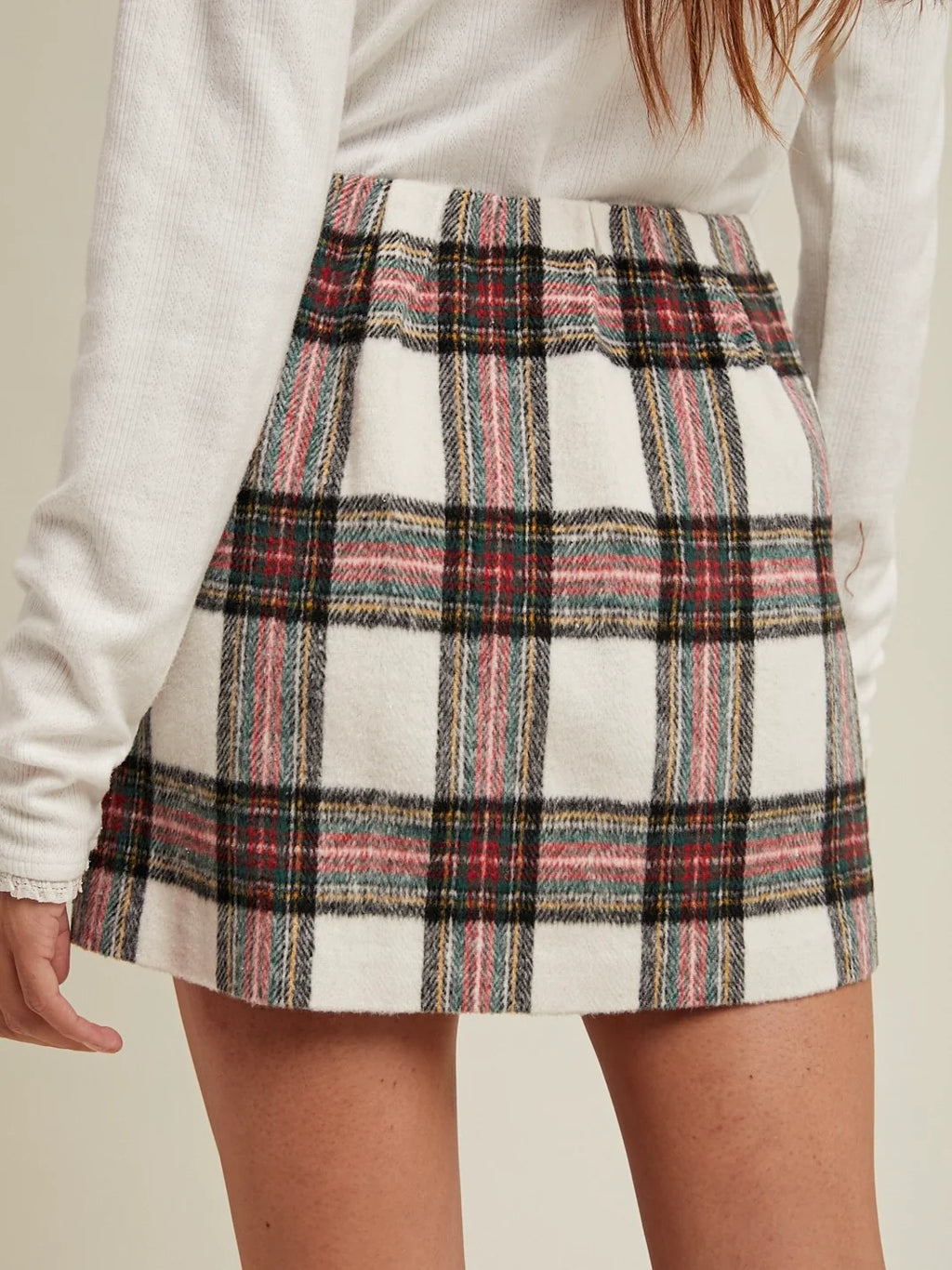 Lauren Plaid Mini Skirt