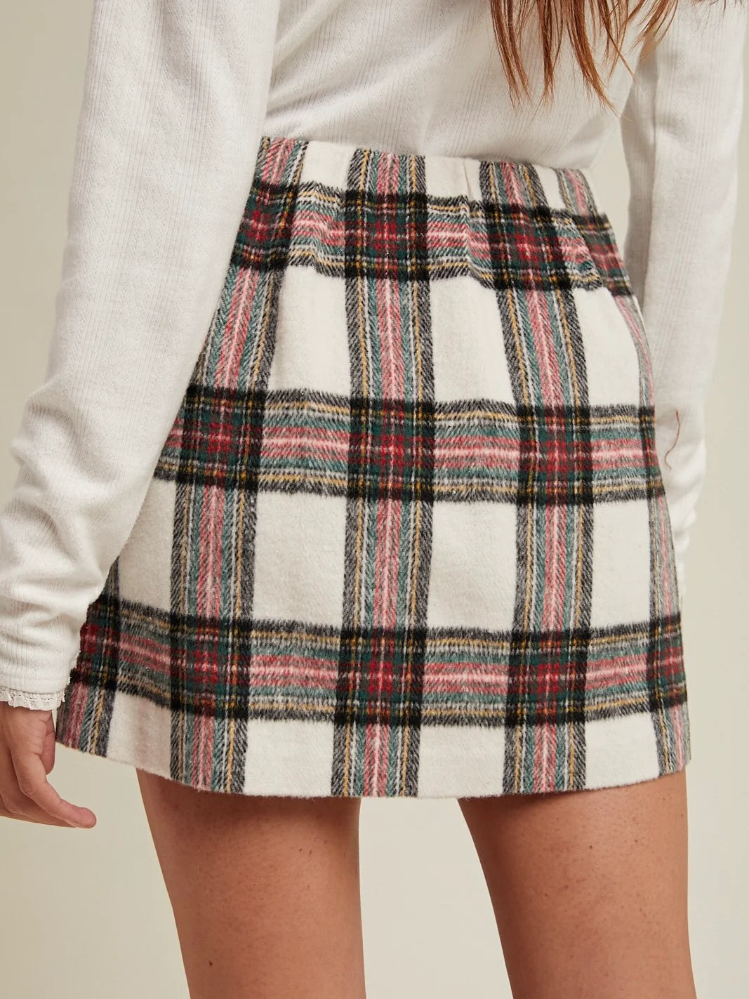 Lauren Plaid Mini Skirt
