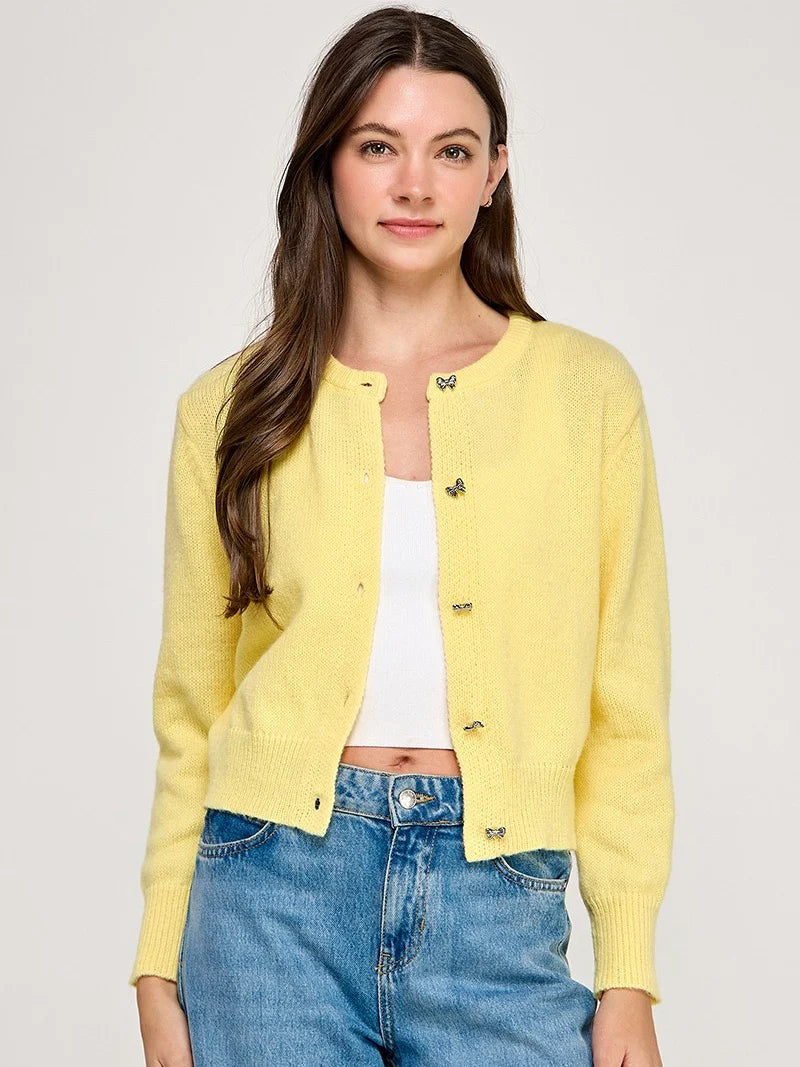 It's "Bow Time" Cardigan