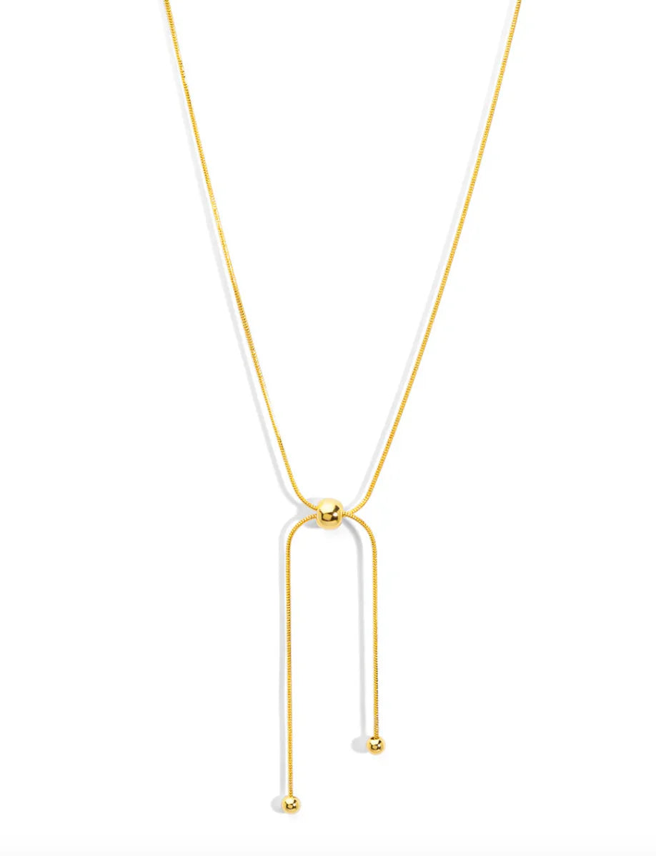 Beaded Lariat Necklace