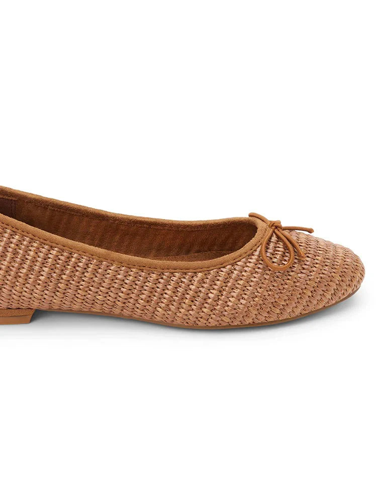 Donna Raffia Ballet Flat