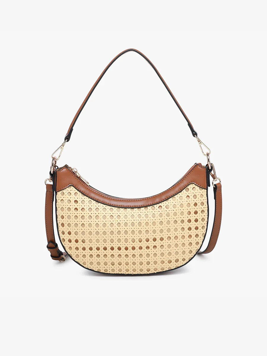 Daisy Rattan Crossbody