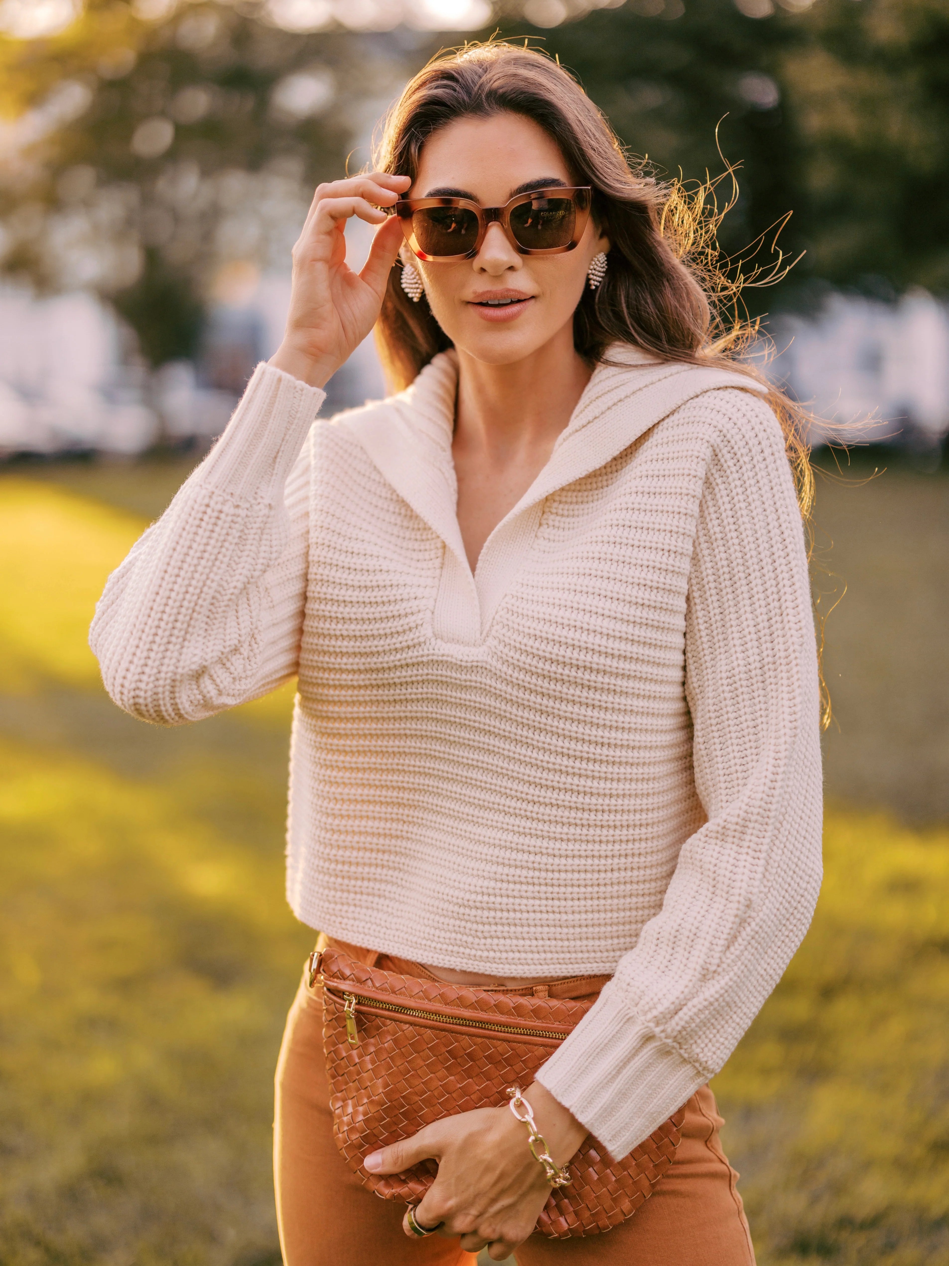 Jessica Johnny Collar Sweater